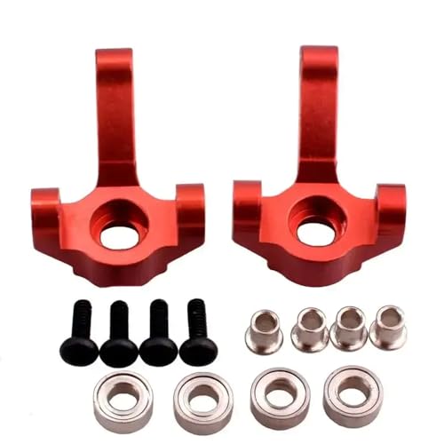 ForgeCore Lenkblocklenker Lenkbecher kompatibel mit 2098B Metall RC -Autoteilen 1 24 Maßstabszubehör(Red) von ForgeCore