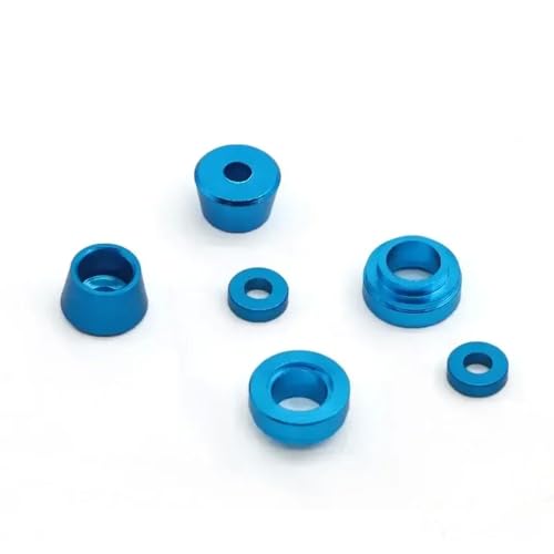 ForgeCore Lenkknöchel Flanschhülsenbuchse -Dichtung Upgrade Teil kompatibel mit 1 10 -Skala -RC -Automodellen wie TT02 TT 02(Blue) von ForgeCore