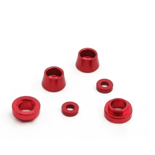 ForgeCore Lenkknöchel Flanschhülsenbuchse -Dichtung Upgrade Teil kompatibel mit 1 10 -Skala -RC -Automodellen wie TT02 TT 02(Red) von ForgeCore