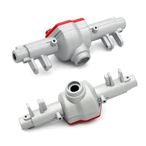ForgeCore MN 1/12 MN128 MN86 G500 RC -Teile vorne und hinterer Baugruppe Metall -Upgrade kompatibel mit verschiedenen RC -Modellen(Silver Front Rear) von ForgeCore