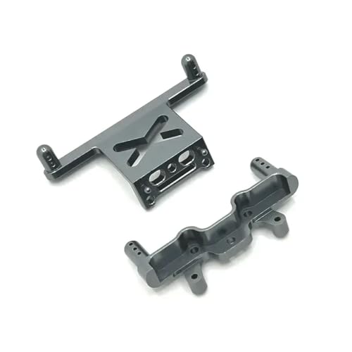 ForgeCore MN38 Metall -Stoß -Turm -Montierungen vorne und hinten für 1 16 -Skala -RC -Autos kompatibel mit verschiedenen Modellen Teilezubehör aktualisieren(Light Grey) von ForgeCore