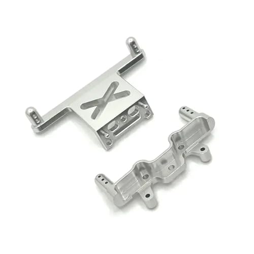 ForgeCore MN38 Metall -Stoß -Turm -Montierungen vorne und hinten für 1 16 -Skala -RC -Autos kompatibel mit verschiedenen Modellen Teilezubehör aktualisieren(Silver) von ForgeCore