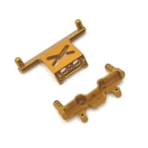 ForgeCore MN38 Metall -Stoß -Turm -Montierungen vorne und hinten für 1 16 -Skala -RC -Autos kompatibel mit verschiedenen Modellen Teilezubehör aktualisieren(Yellow) von ForgeCore