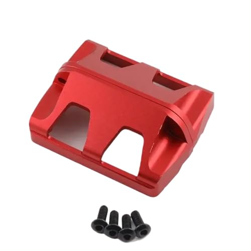 ForgeCore Metal -Servo -Schutzabdeckung mit Edelstahlschrauben, die mit TRXS E Revo ER024X -Modellen kompatibel sind(Red) von ForgeCore
