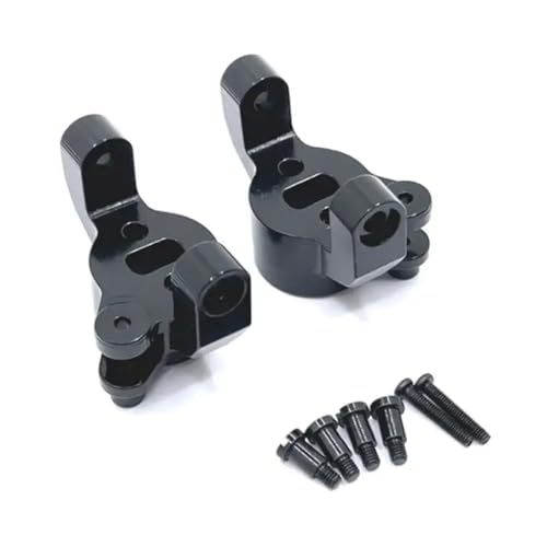 ForgeCore Metall Front C-Hub-Träger-Caster-Block kompatibel mit RC-Automodellen ZP1001 ZP1002 ZP1003 ZP1004 ZP 1001 1 10 Scale Aftermarket-Austausch(Black) von ForgeCore