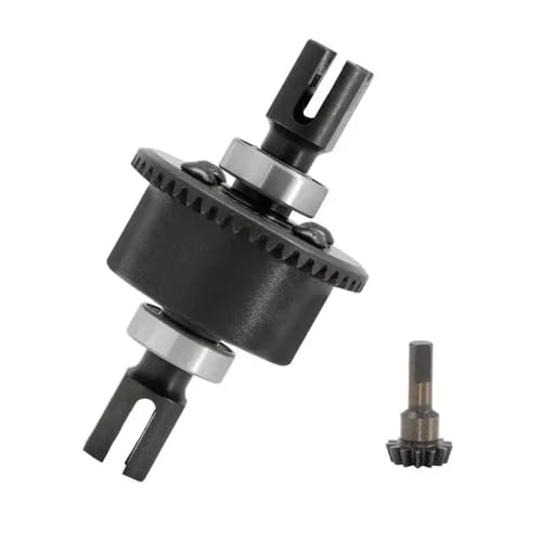 ForgeCore Metall vorderen Heckdifferential 43T 13T kompatibel mit RC -Auto -Modellen 1 7 Verstoß linker 1 8 1 10 6S Upgrade -Teilezubehör(Black) von ForgeCore