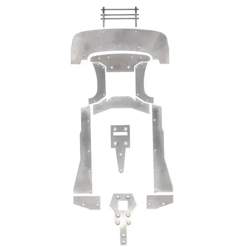 ForgeCore Stahlvordere Stoßfänger Skid -Platten -Chassis -Guard für 1 7 -Skala -RC -Autos kompatibel mit Verstößenverletzung unbegrenzt Modelle(1 Set) von ForgeCore