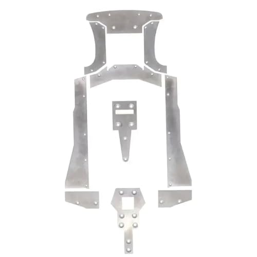 ForgeCore Stahlvordere Stoßfänger Skid -Platten -Chassis -Guard für 1 7 -Skala -RC -Autos kompatibel mit Verstößenverletzung unbegrenzt Modelle(Chassis) von ForgeCore