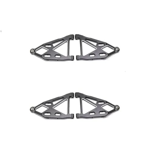 ForgeCore YK DF7 1/7 Skalierter Kurzzeit -Ersatzteile vorderer unterer Schwung Arm 4072 Aluminium -Upgrade Teil kompatibel mit DF7 RC -Autozubehör(Black) von ForgeCore