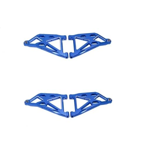 ForgeCore YK DF7 1/7 Skalierter Kurzzeit -Ersatzteile vorderer unterer Schwung Arm 4072 Aluminium -Upgrade Teil kompatibel mit DF7 RC -Autozubehör(Blue) von ForgeCore