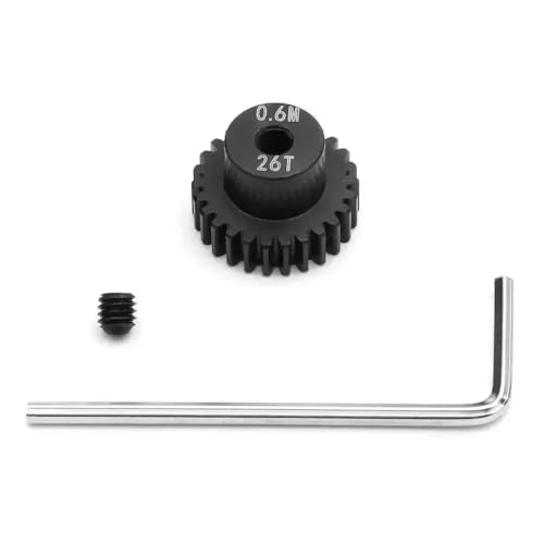 H16 16207 16208 16209 16210 14209 14210 14301 Kompatibler Stahlmotorgetriebe 14T 19T 22t 26T für RC -Auto- und Austauschteile(26T) von ForgeCore
