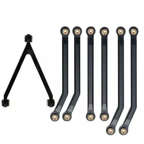Kompatible Aluminium -Chassis -Links für 1/24 Skala RC Crawler Fits SCX24 AXI00001 C10 AXI00002 und AXI00006 -Modelle(Black) von ForgeCore