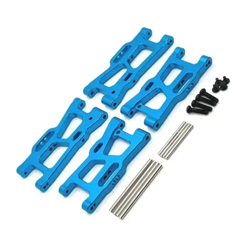Kompatible RC -Auto -Upgrade -Teile C8803 Vorderer Rückhängelarm Metall für 144016 144018 Modelle 1/14 1/12 Fahrzeuge Skalierungen(Blue) von ForgeCore