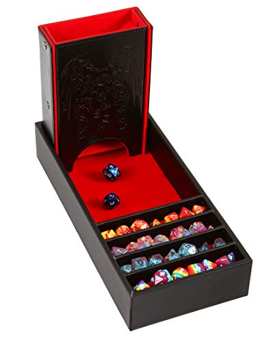 Forged Dice Co. Citadel Würfelablage und Würfelturm, DND-Würfelablage, Würfelbox Aufbewahrung für Würfel und herausnehmbarer Würfelturm, 3-in-1-Würfelrolltablett, Aufbewahrung und Turm, perfekt für Forged Dice Co. Citadel Würfelablage und Würfelturm, DND-Würfelablage, Würfelbox Aufbewahrung für Würfel und herausnehmbarer Würfelturm, 3-in-1-Würfelrolltablett, Aufbewahrung und Turm, perfekt für von Forged Dice Co.