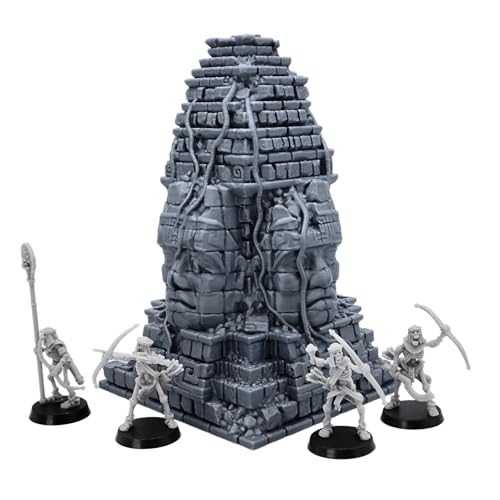 Aztec Monument | 3D-gedrucktes Gelände für Tabletop Wargames, DND, Pathfinder, RPGs & TTRPGs | Ancient Ruins Scenery for Wargaming & Roleplaying Battles von Forged Terrain
