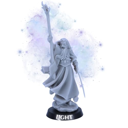 Battle Wizards and Mages Miniatur-Set – 8 Fantasy-Zauberer-Modelle oder Singles | 32 mm Skala | Magische Rollen für RPG & Tischplatte | Unlackiertes Harz von Highlands Miniatures | 25 mm Sockel (Mage Battle Wizards and Mages Miniatur-Set – 8 Fantasy-Zauberer-Modelle oder Singles | 32 mm Skala | Magische Rollen für RPG & Tischplatte | Unlackiertes Harz von Highlands Miniatures | 25 mm Sockel (Mage von Forged Terrain