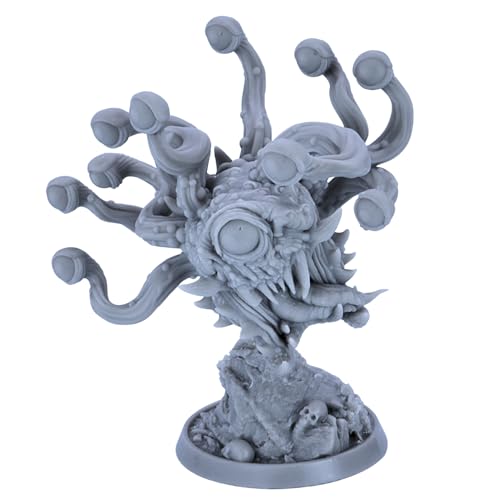 Eye Tyrant Miniature – Schwimmendes Augapfelmonster für Tisch-RPGs, Fantasie-Kreatur, 32 mm Maßstab, DND, Wargames kompatibel, unlackiertes Harzmodell für Gamer und Maler, Daybreak Miniaturen Eye Tyrant Miniature – Schwimmendes Augapfelmonster für Tisch-RPGs, Fantasie-Kreatur, 32 mm Maßstab, DND, Wargames kompatibel, unlackiertes Harzmodell für Gamer und Maler, Daybreak Miniaturen von Forged Terrain