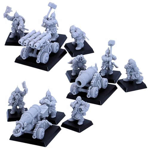 Forged Terrain Zwergkanone Artillerieeinheit, Fantasy-Miniatur, 32 mm, Tischspiele, Fantasy-Zwerge, Armee, Zwerge, schwere Waffenfigur, RPG, unlackierte Minis Forged Terrain Zwergkanone Artillerieeinheit, Fantasy-Miniatur, 32 mm, Tischspiele, Fantasy-Zwerge, Armee, Zwerge, schwere Waffenfigur, RPG, unlackierte Minis von Forged Terrain