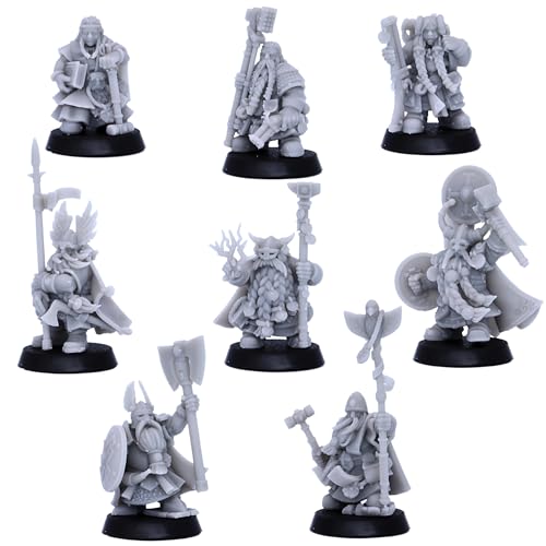 Forged Terrain - Zwerg-Held Miniaturfigur, Armee-Einheit, 28 mm, Dungeons and Dragons, Fantasy TTRPG Rollenspiele Forged Terrain - Zwerg-Held Miniaturfigur, Armee-Einheit, 28 mm, Dungeons and Dragons, Fantasy TTRPG Rollenspiele von Forged Terrain