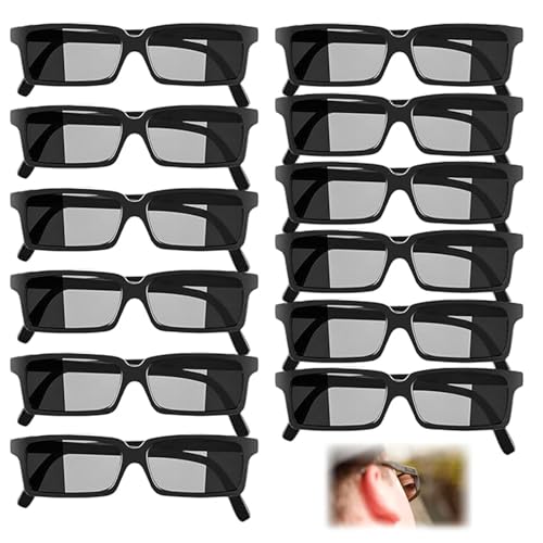 Forhandy Agent Brille 12 Stück, Rückansicht Detektiv Brille Party Brillen, Geheimagent Sonnenbrille, Party Sonnenbrillen für Detektiv Geburtstag, Sonnenbrille Party für Detektiv Kinder von Forhandy