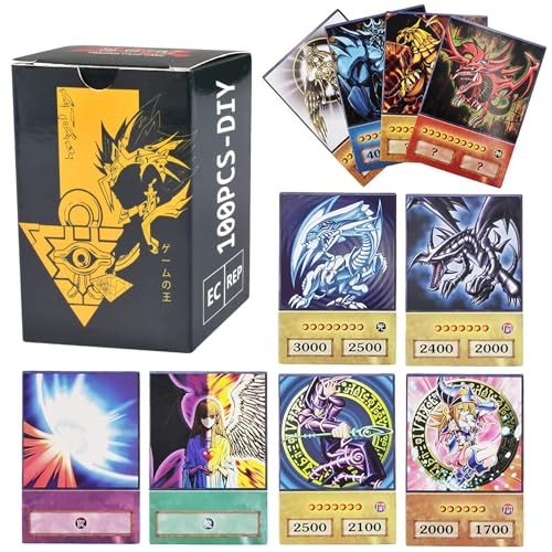 Forhome 100 Stück Yugioh Karten, Yug-IOH Sammelkarten, Yug-IOH Structure Deck mit Duelling Monsters Chapter, Yu-gioh Karten Taschen für Fans, Yu-gioh Deck für Kinder und Erwachsene Forhome 100 Stück Yugioh Karten, Yug-IOH Sammelkarten, Yug-IOH Structure Deck mit Duelling Monsters Chapter, Yu-gioh Karten Taschen für Fans, Yu-gioh Deck für Kinder und Erwachsene von Forhome