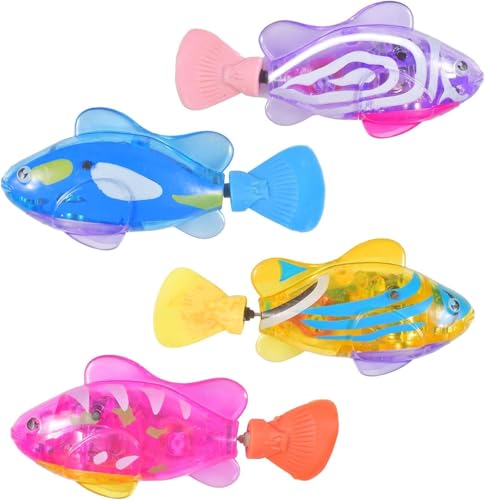 Roboter Fisch, Wasserspielzeug , 4er Pack, Batteriebetrieben ,Poolspielzeug,Wiederverwendbare Schwimmende Roboterfische, Schwimmende Fische Spielzeu Für Poolspielzeug Roboter Fisch, Wasserspielzeug , 4er Pack, Batteriebetrieben ,Poolspielzeug,Wiederverwendbare Schwimmende Roboterfische, Schwimmende Fische Spielzeu Für Poolspielzeug von Forhome