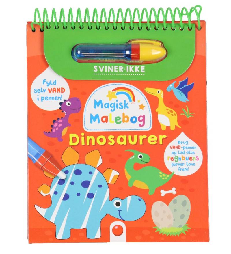 Forlaget Bolden Malbuch - Magische Malbuch: Dinosaurier - Dänisc - Forlaget Bolden - One Size - Malbücher Forlaget Bolden Malbuch - Magische Malbuch: Dinosaurier - Dänisc - Forlaget Bolden - One Size - Malbücher von Forlaget Bolden