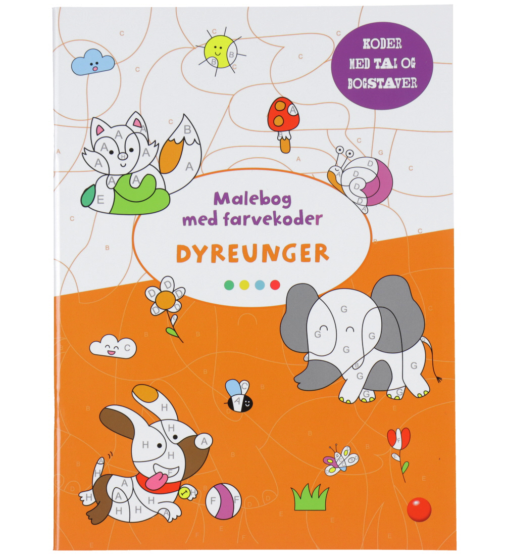 Forlaget Bolden Malbuch m. Farbcodes - Tierjungen - Forlaget Bolden - One Size - Malbücher Forlaget Bolden Malbuch m. Farbcodes - Tierjungen - Forlaget Bolden - One Size - Malbücher von Forlaget Bolden