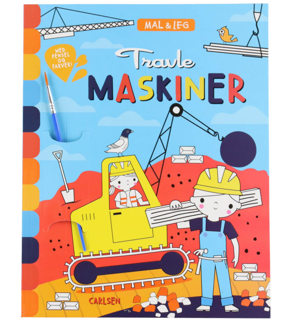 Forlaget Carlsen Malbuch - Malen und Spielen - Busy Machines - Forlaget Carlsen - One Size - Malbücher Forlaget Carlsen Malbuch - Malen und Spielen - Busy Machines - Forlaget Carlsen - One Size - Malbücher von Forlaget Carlsen