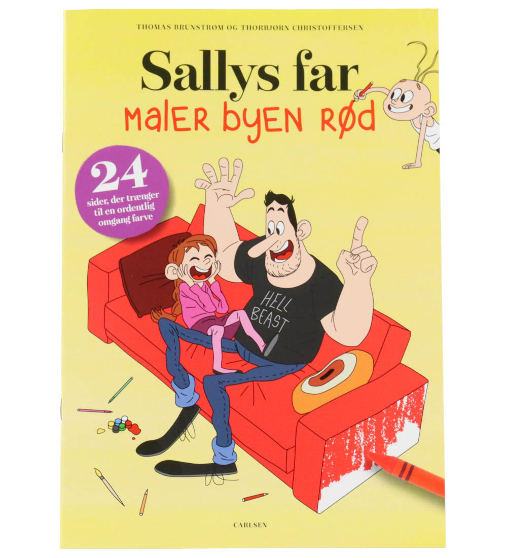 Forlaget Carlsen Malbuch - Sallys Vater malt die Stadt Rot - Forlaget Carlsen - One Size - Malbücher Forlaget Carlsen Malbuch - Sallys Vater malt die Stadt Rot - Forlaget Carlsen - One Size - Malbücher von Forlaget Carlsen