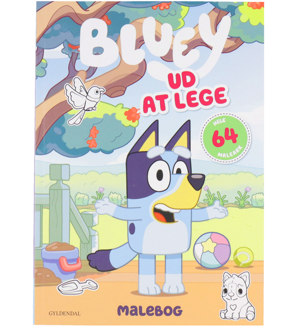 Forlaget Gyldendal Malbuch - Bluey - Raus zum Spielen - Forlaget Gyldendal - One Size - Malbücher von Forlaget Gyldendal