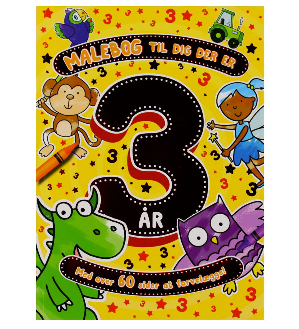 Forlaget Tukan Malbuch - Für euch, die ihr 3 Jahre alt seid - Forlaget Tukan - One Size - Malbücher Forlaget Tukan Malbuch - Für euch, die ihr 3 Jahre alt seid - Forlaget Tukan - One Size - Malbücher von Forlaget Tukan