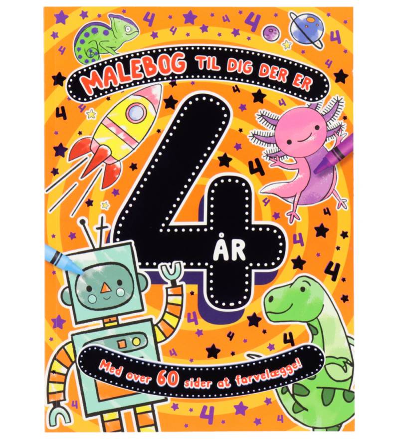Forlaget Tukan Malbuch - Für euch, die ihr 4 Jahre alt seid - Forlaget Tukan - One Size - Malbücher Forlaget Tukan Malbuch - Für euch, die ihr 4 Jahre alt seid - Forlaget Tukan - One Size - Malbücher von Forlaget Tukan