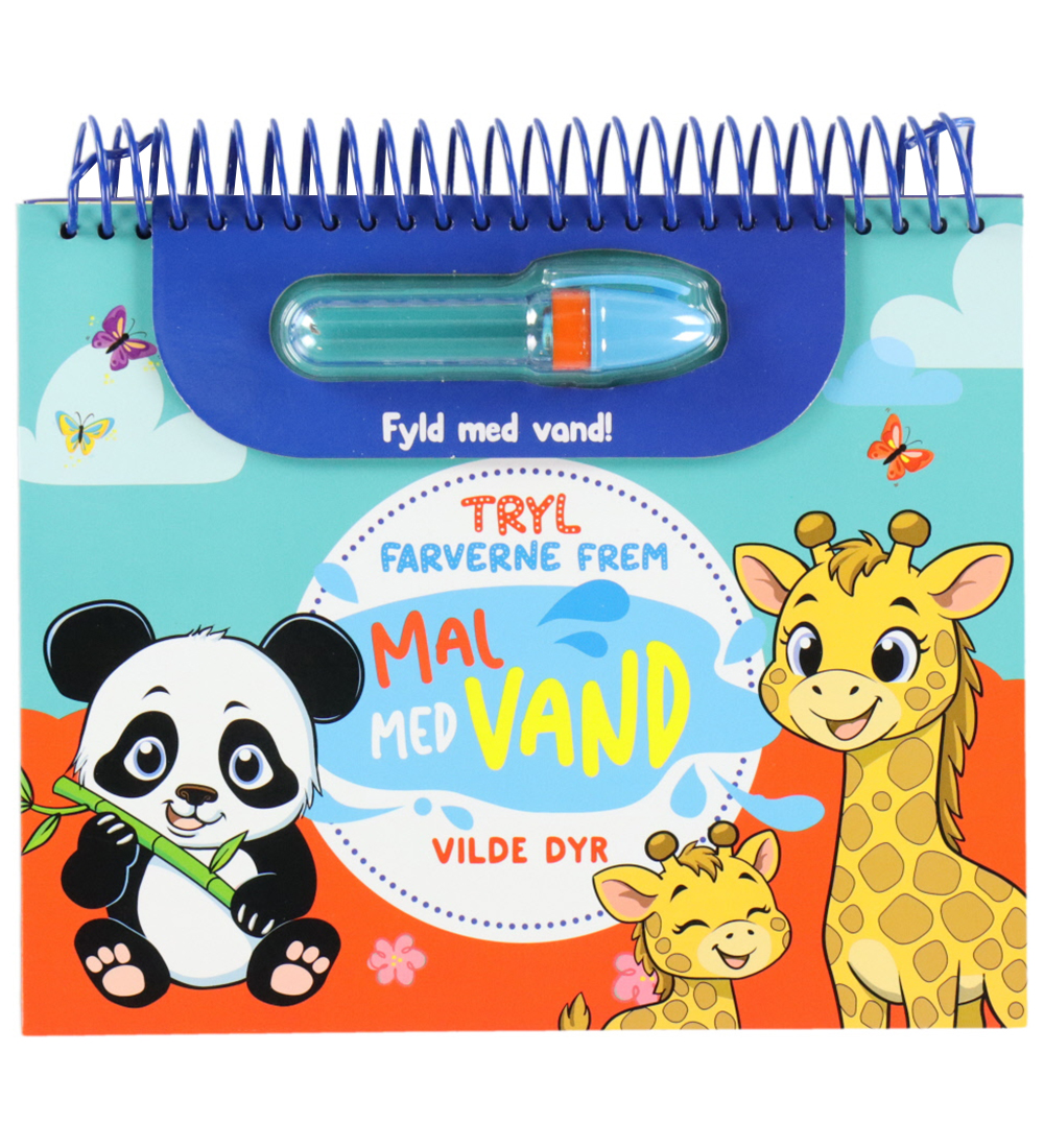 Forlaget Tukan Malbuch - Malen mit Wasser - Wildtiere - Forlaget Tukan - One Size - Malbücher Forlaget Tukan Malbuch - Malen mit Wasser - Wildtiere - Forlaget Tukan - One Size - Malbücher von Forlaget Tukan