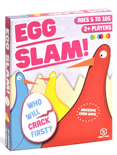 Format Games Egg Slam | It's Snap - Supercharged. | Klassisches Kartenspiel für Kinder | 2 Spieler + | ab 3 Jahren von Format Games