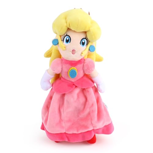 Forninc 1PCS Prinzessin Kuscheltier, Plüschfigur, Peach Kuscheltier, Peach Plüschfigur, Mari Stuffed Animals, Plüschtiere für Kinder, Stofftiere für Mädchen, Geschenke für Mädchen, 26cm von Forninc