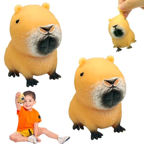 Capybara Anti Stress Spielzeug, 2 Stück Kapybara Kugelfisch Antistress Spielzeug, Capybara Squeeze Spielzeug, Stressbälle Stress, Squishy Fidget Toys, für Kinder Erwachsene Capybara Anti Stress Spielzeug, 2 Stück Kapybara Kugelfisch Antistress Spielzeug, Capybara Squeeze Spielzeug, Stressbälle Stress, Squishy Fidget Toys, für Kinder Erwachsene von Fortivae