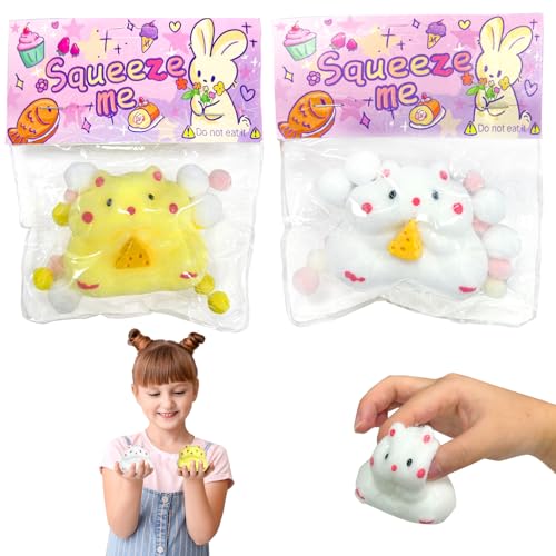 Squishy, 2 Stück Hamster Squeeze Spielzeug, Squishy Toy, Squeeze Spielzeug, Squishy Fidget Toys, Anti Stress Spielzeug, Hamster Anti Stress Spielzeug, für Kinder und Erwachsene Squishy, 2 Stück Hamster Squeeze Spielzeug, Squishy Toy, Squeeze Spielzeug, Squishy Fidget Toys, Anti Stress Spielzeug, Hamster Anti Stress Spielzeug, für Kinder und Erwachsene von Fortivae