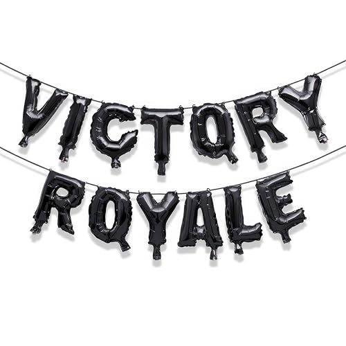 Fortnite 24679 Briefballon-Banner-Kit – Victory Royale Party, Black Fortnite 24679 Briefballon-Banner-Kit – Victory Royale Party, Black von Unique Party