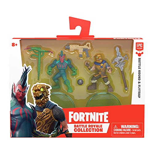 Fortnite 63538 Battle Royale Collection, Duo Figurenset Battle Hound & Flytrap, Actionfiguren aus dem beliebten Epic-Game, mit Waffen und Ständer Fortnite 63538 Battle Royale Collection, Duo Figurenset Battle Hound & Flytrap, Actionfiguren aus dem beliebten Epic-Game, mit Waffen und Ständer von Fortnite