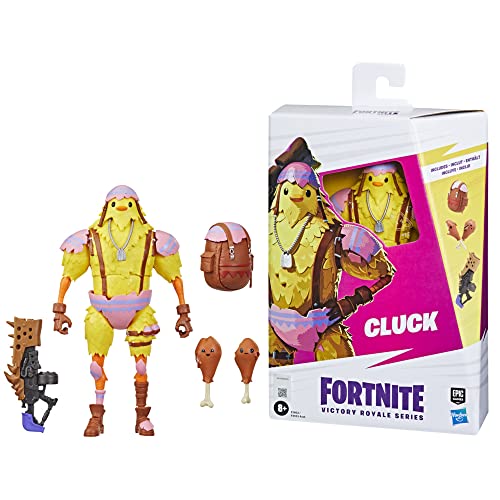 Hasbro Fortnite Victory Royale Series Cluck 15 cm große Action-Figur zum Sammeln mit Accessoires, ab 8 Jahren Hasbro Fortnite Victory Royale Series Cluck 15 cm große Action-Figur zum Sammeln mit Accessoires, ab 8 Jahren von Fortnite