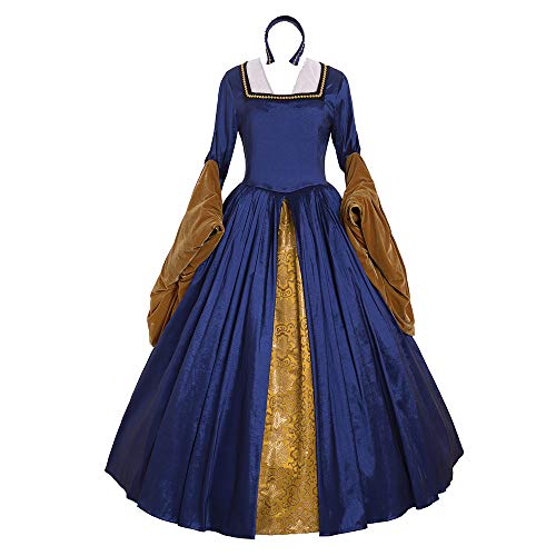Fortunehouse Damen Mittelalterliche Renaissance Kostüm Victorian königin Vintage Retro Kleid von Fortunehouse