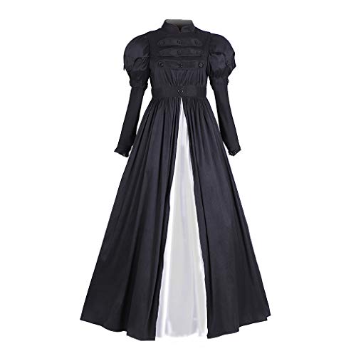 Fortunehouse Eliza Hamilton Kostüme Damen Mittelalter Cosplay Anzug Fasching Kleid für Erwachsene von Fortunehouse