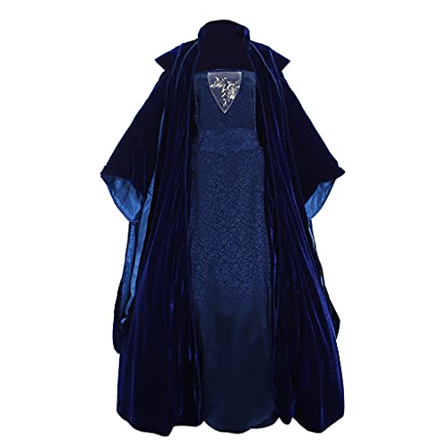 Fortunehouse Königin Padmé Amidala Cosplay Kostüme Blau Kleid Ball Gown Erwachsene Halloween Kostüme von Fortunehouse