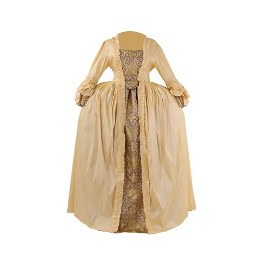 Fortunehouse Mittelalterliches Kleid Damen Renaissance Kostüme Samt Langen Kleid für Halloween von Fortunehouse