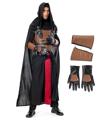 Fortunezone Darth Revan Kostüm Erwachsene Film Cosplay Schwarz Uniform Anzug Halloween Party Fancy Dress Set Fortunezone Darth Revan Kostüm Erwachsene Film Cosplay Schwarz Uniform Anzug Halloween Party Fancy Dress Set von Fortunezone