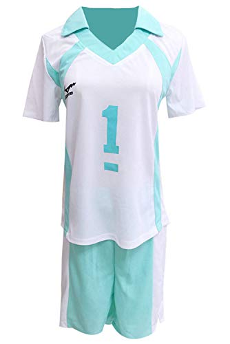 Fortunezone Haikyuu!! Oikawa Tooru Cosplay Aoba Johsai High School Uniform Gymnasium Uniform T-Shirt Short Set L von Fortunezone