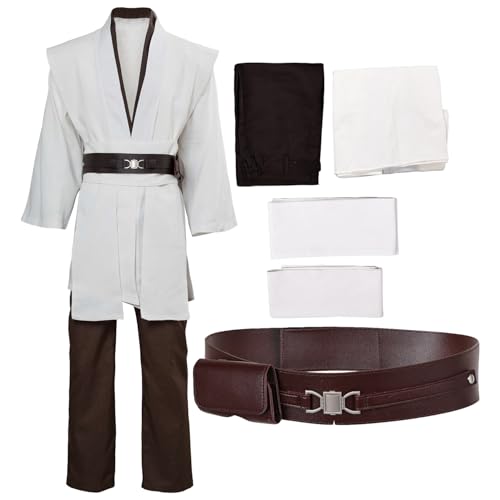 Fortunezone Obi Wan Kenobi Kostüm Jedi Kostüme für Erwachsene Ohne Umhang Herren XXL Fortunezone Obi Wan Kenobi Kostüm Jedi Kostüme für Erwachsene Ohne Umhang Herren XXL von Fortunezone
