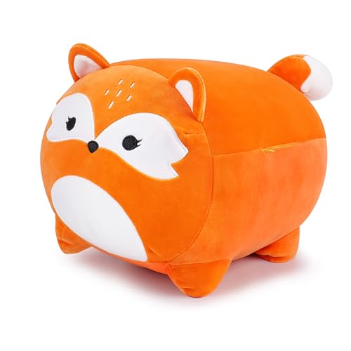 15,7 Zoll Fuchs Plüschtier Kuscheltier Stofftier Plüsch Ausgestopftes Tier Plüschkissen Spielzeug Geschenk Gefüllt für Unisex, Umarmungs-Kissen Schöner Fuchs von Fortuning's JDS