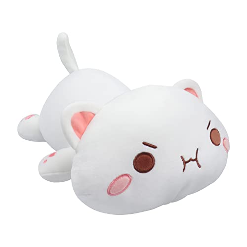 Angry Kitty Plüsch Ausgestopfte Katze Kawaii Tierkissen Ausgestopftes Tier Plüsch Kissen Weich Kuscheliger Plüsch Puppen Kissen Spielzeug für Kinder, Geburtstagsgeschenk für Freunde Anime Plushie von Fortuning's JDS